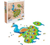 PLUS PLUS - Puzzle par numéro Paon de 800 pièces - Jeu de construction - PP3931