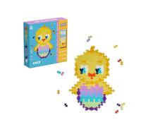PLUS PLUS - Puzzle Poussin 250 pièces - Cadeau Pâques - Jeu de Construction pour Enfant dès 3 Ans - Puzzle pour Enfant - PP3964