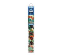 Plus-Plus - Stégosaure Tube de 100 Pièces Jeu Educatif de Construction et Créativité en 2D/3D, PP4093