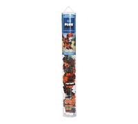 Plus-Plus - Tigre Tube de 100 Pièces Jeu Educatif de Construction et Créativité en 2D/3D, PP4088