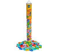 PLUS PLUS - Tube de 100 pièces aux Couleurs Tropicales - Jeu de Construction - PP4264