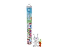 PLUS PLUS - Tube de 100 pièces Lapin pour Garçon et Fille - Cadeau Pâques - Jeu de Construction pour Enfant dès 3 Ans - PP4275