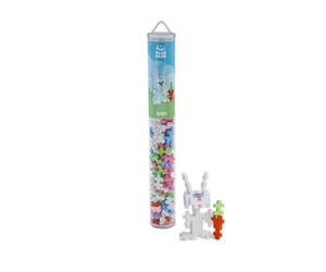 Plus Plus - Tube de 100 pièces Lapin pour Garçon et Fille - Cadeau Pâques - Jeu de Construction pour Enfant dès 3 Ans - PP4275