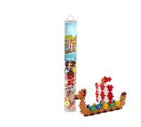 PLUS PLUS - Tube de 100 pièces Navire Viking - Jeu de Construction pour Enfant dès 3 Ans - PP4312