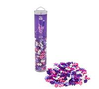 PLUS PLUS - Tube Mega paillettes rose 240 Pcs - PP4243