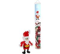 PLUS PLUS - Tube Père Noël de 100 pièces - Jeu de Construction pour Garçons, Filles, Enfants dès 3 Ans -PP4292