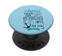 Plus Puissant Que Les Vagues de la mer est Son Amour PopSockets PopGrip Adhésif
