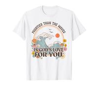 Plus Puissant Que Les Vagues, l'amour des Dieux pour toi, Jésus et la Foi T-Shirt