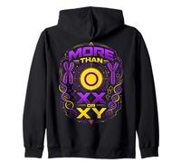Plus Que XX ou XY Funny Intersex Sweat à Capuche