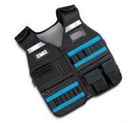 Plus réfléchissant travail et électriciens pour la construction en situation avec plusieurs poches Oxford Fit tissu respirant réglable pour la sécurité dans le gilet