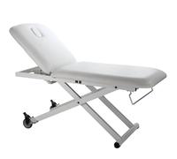 PLUS SANTE - Easy Table d'Examen Électrique - Stable, Fonctionnelle et Élégante, Largeur 68 cm, Blanc