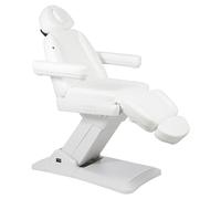PLUS SANTE - Fauteuil d'Examen Électrique Thor, Polyvalence et Praticipé 4 Moteurs, PU Blanc, Hauteur Réglable 58-108 cm (sans pédale)