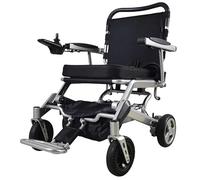 PLUS SANTE - FLEXO Fauteuil Roulant Électrique Pliable, Double Moteur 250W, Autonomie 18 km, Batterie 24V, Compact & Maniable, Usage Intérieur/Extérieur