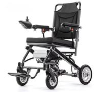 PLUS SANTE - UltraLite, Fauteuil Roulant Électrique Ultra Léger 16 kg, Double Moteur 2×180W, Batterie Lithium Amovible, Compact & Pliable, Intérieur/Extérieur