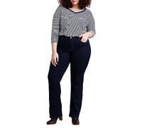 Plus Size 315 Shaping Bootcut Jeans Femme Darkest Sky (Bleu) 18 Long