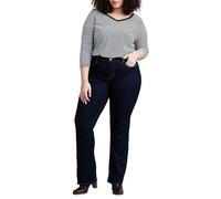 Plus Size 315 Shaping Bootcut Jeans Femme Darkest Sky (Bleu) 22 Short