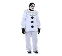 Plus Size Vintage Pierrot Clown Fancy Dress Costume 2X 2X