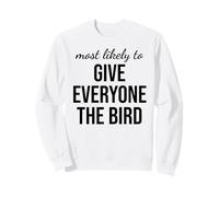 Plus susceptible de Donner à Tout Le Monde la Famille des Oiseaux Thanksgiving Sweatshirt
