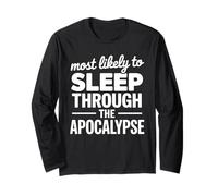 Plus susceptible de Dormir à Travers l'apocalypse Manche Longue