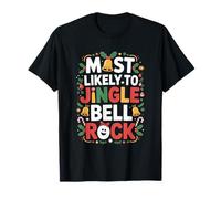Plus susceptible de Jingle Bell Rock Halloween & Famille de Noël T-Shirt
