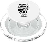 Plus susceptible de ramener Un Chat à la Maison PopSockets PopGrip pour MagSafe