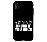 Plus susceptible de se coincer si Vous êtes bourré. Thanksgiving et Noël. Coque pour iPhone XS Max