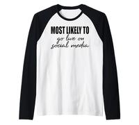 Plus susceptible d'être mis en ligne sur les réseaux sociaux amis et la famille Manche Raglan