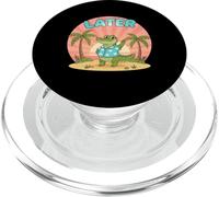 Plus Tard Gator Sunshine and Summer Vibes Dernier Jour d'école PopSockets PopGrip pour MagSafe
