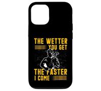 Plus tu ES mouillé, Plus Vite Je Viens | Adult Humor Plumber Coque pour iPhone 12/12 Pro