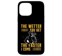 Plus tu ES mouillé, Plus Vite Je Viens | Adult Humor Plumber Coque pour iPhone 13 Pro Max