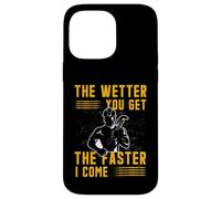 Plus tu ES mouillé, Plus Vite Je Viens | Adult Humor Plumber Coque pour iPhone 14 Pro Max