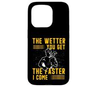 Plus tu ES mouillé, Plus Vite Je Viens | Adult Humor Plumber Coque pour iPhone 15 Pro