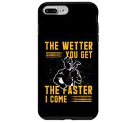 Plus tu ES mouillé, Plus Vite Je Viens | Adult Humor Plumber Coque pour iPhone 7 Plus/8 Plus