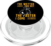 Plus tu ES mouillé, Plus Vite Je Viens | Adult Humor Plumber PopSockets PopGrip pour MagSafe