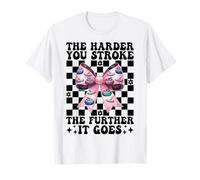 Plus Vous caressez Fort, Plus ça Devient Curling Stone Girl T-Shirt