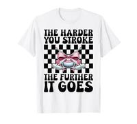 Plus Vous caressez Fort, Plus ça Devient Curling Stone Girl T-Shirt