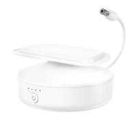 PlusAcc Batterie pour Nouveau SHΟW 8 (3e génération, 2023) - Station de Batterie Portable Support réglable Blanc (SHΟW 8 Non Inclus)