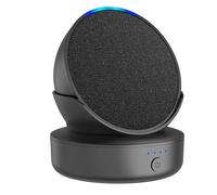 PlusAcc Batterie pour POP - Station de batterie portable pour salon, cuisine, chambre à coucher, extérieur - Pour Google Nest POP (sans haut-parleur) - Noir