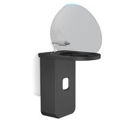PlusAcc Support Mural de Prise pour ΡΟΡ - Support de Prise Peu encombrant pour Les Accessoires de Haut-parleurs intelligents,sans percer, Parfait pour la cafétéria, Chambre, pour XIAODU (Noir)