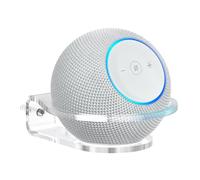 PlusAcc Support Mural pour Dot Max - Supports Compatible avec HomePod Mini, Dot 4/5 Génération, Pop en Acrylique Gain de Place pour Votre Enceinte (1 Pièce)