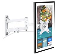 PlusAcc Support Mural Universel pour Show 21 & 15, VESA 100x100 Support d’écran avec Rotation 360° et Inclinaison - Parfait pour écrans intelligents Jusqu’à 27 Pouces