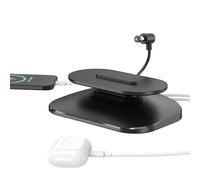PlusAcc Support Réglable pour Samsung & Show 8 (1e et 2e génération). Station de Charge avec Ports de Charge USB-A et USB-C. Support de Chargeur pour iphone Smartphones et écouteurs (Noir)