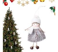 Plush Angel Christmas Ornaments - Adorable Angel Doll Pendant for Tree, Winter Holiday Indoor Decor, Perfect for Family Home, Parties, Front Door, Mantle, Seasonal Celebrations, and Festive Holiday