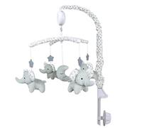 Plush Animal Crib Mobile - Jouet en peluche rotatif pour enfant - Siège auto à contraste élevé Mobile Animaux mignons Décoration de pépinière | Mobile de berceau en peluche avec musique et araignée