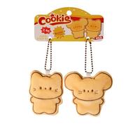 Plush Animal - Two Pcs Soft Stuffed with Purse Charm Pendant, Portable Accessory for Bags Wallets Backpacks, Ideal for Students Collectors and Fashion Lovers Travel Party or Gift Use Keychain Set