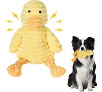 Plush Animals for Dogs,Plush Sound Toys,Plush Dog Toy,Chew Toy for Puppies,Small,Medium,Large Dogs,Only for Dogs (Yellow Duck)