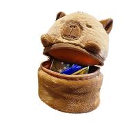 Plush Capybara Coin Purse - Mini Change Wallet, Zippered Organizer