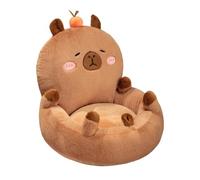 Plush Capybara Seat - 24 inch Cute Cartoon Floor Cushion Backrest, Capybara Lazy Sofa for Home Office Chair Bedroom Room Decor Girls | Women Lounge Chair, Playroom Floor Pillow, Dormitory Seating
