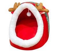 Plush Cat Sleeping Area | Stylish Cat Bed | Cat Bed with Privacy | Cozy Cat Hideaway | Machine Washable Cat Bed | Comfortable Feline Bedding | Pet Bed for Cats