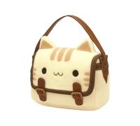 Plush Cat Small Bag - Cute Animal Tote | Adorable Cat-shaped Plush Bag For Women And Girls, Small fourre-tout avec réglable Shoulder Strap, Perfect For Cosmetics, Phone, Keys, Daily Essentials